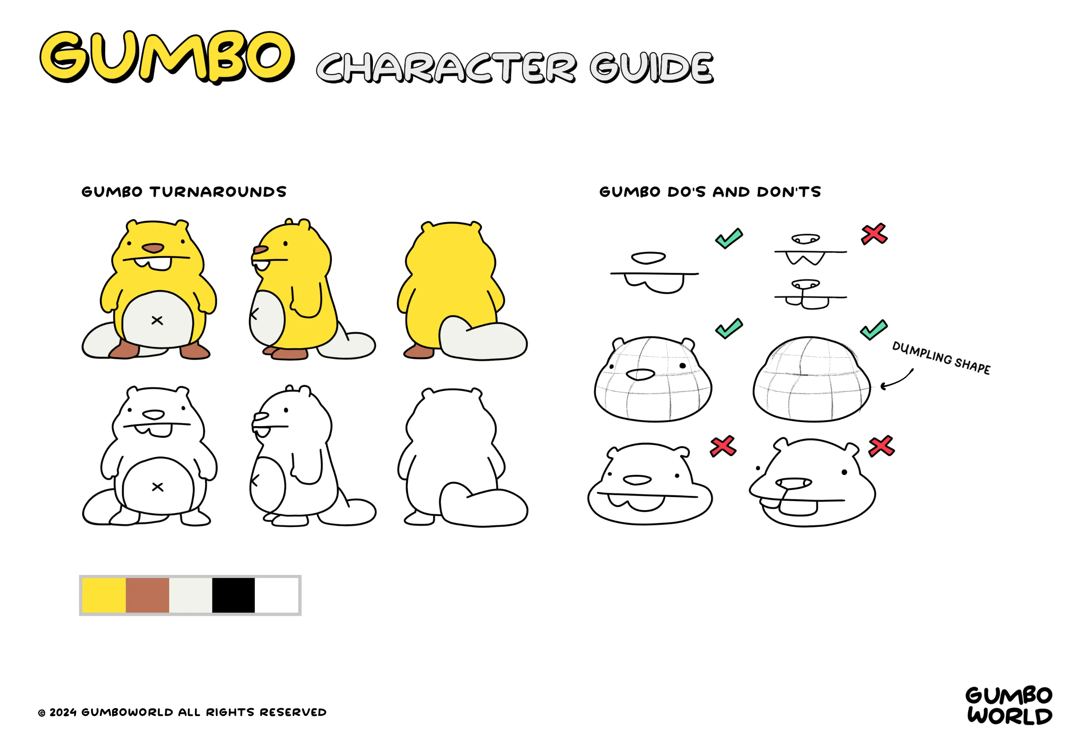 Gumbo character guide